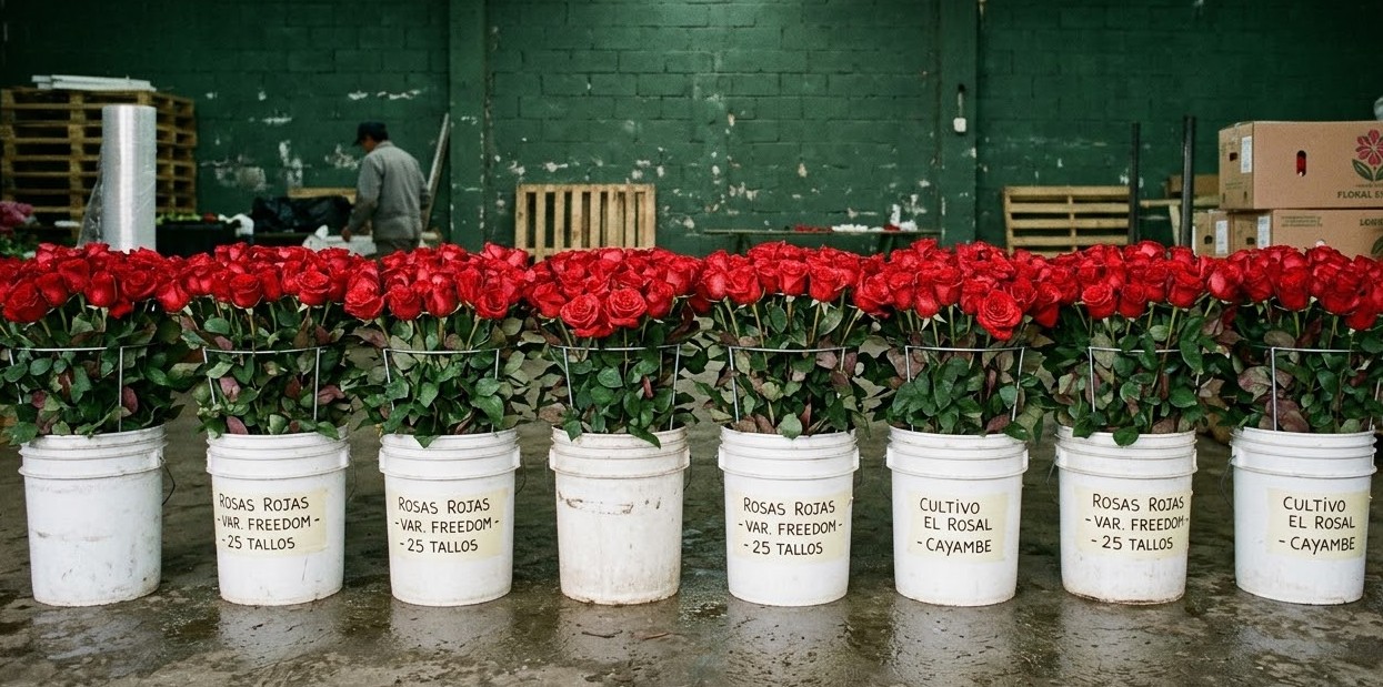 Galpón QUINDE Flores - Rosas frescas Cayambe